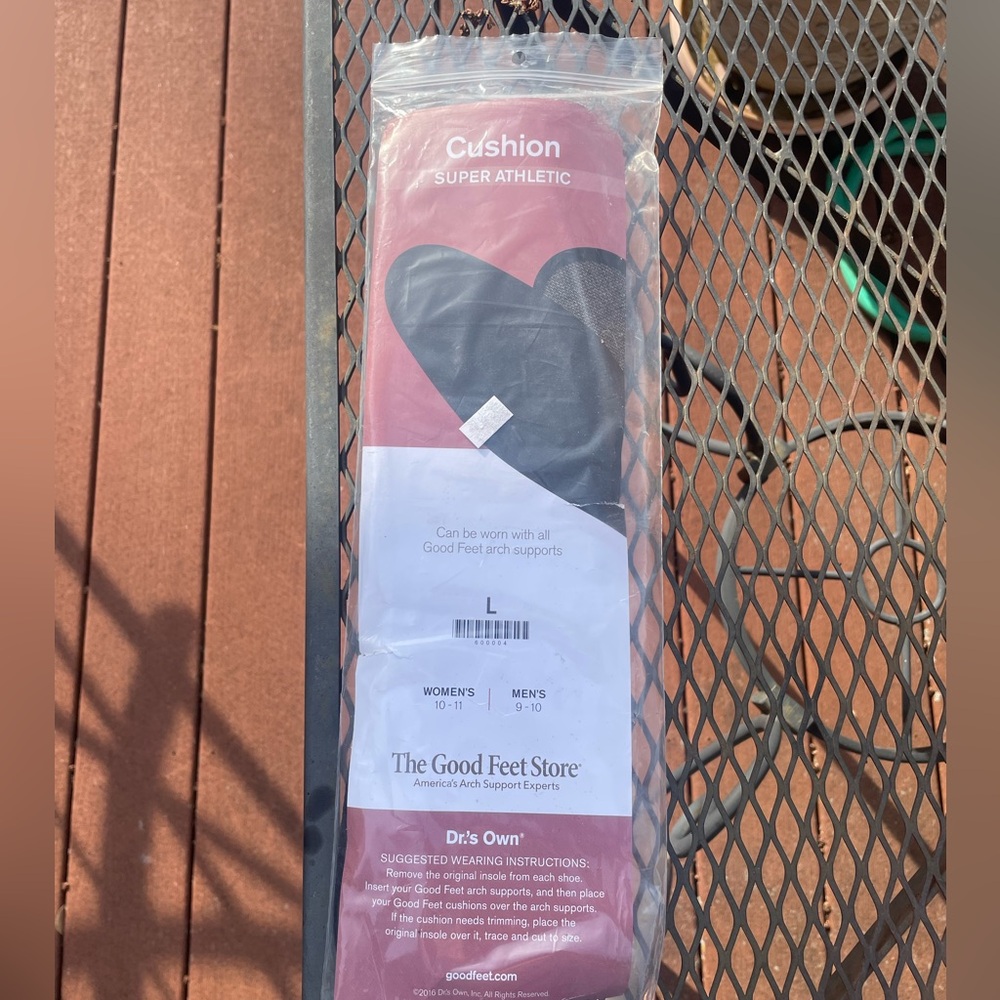 GoodFeet Black Athletic Insoles - Supportive Foam Inserts